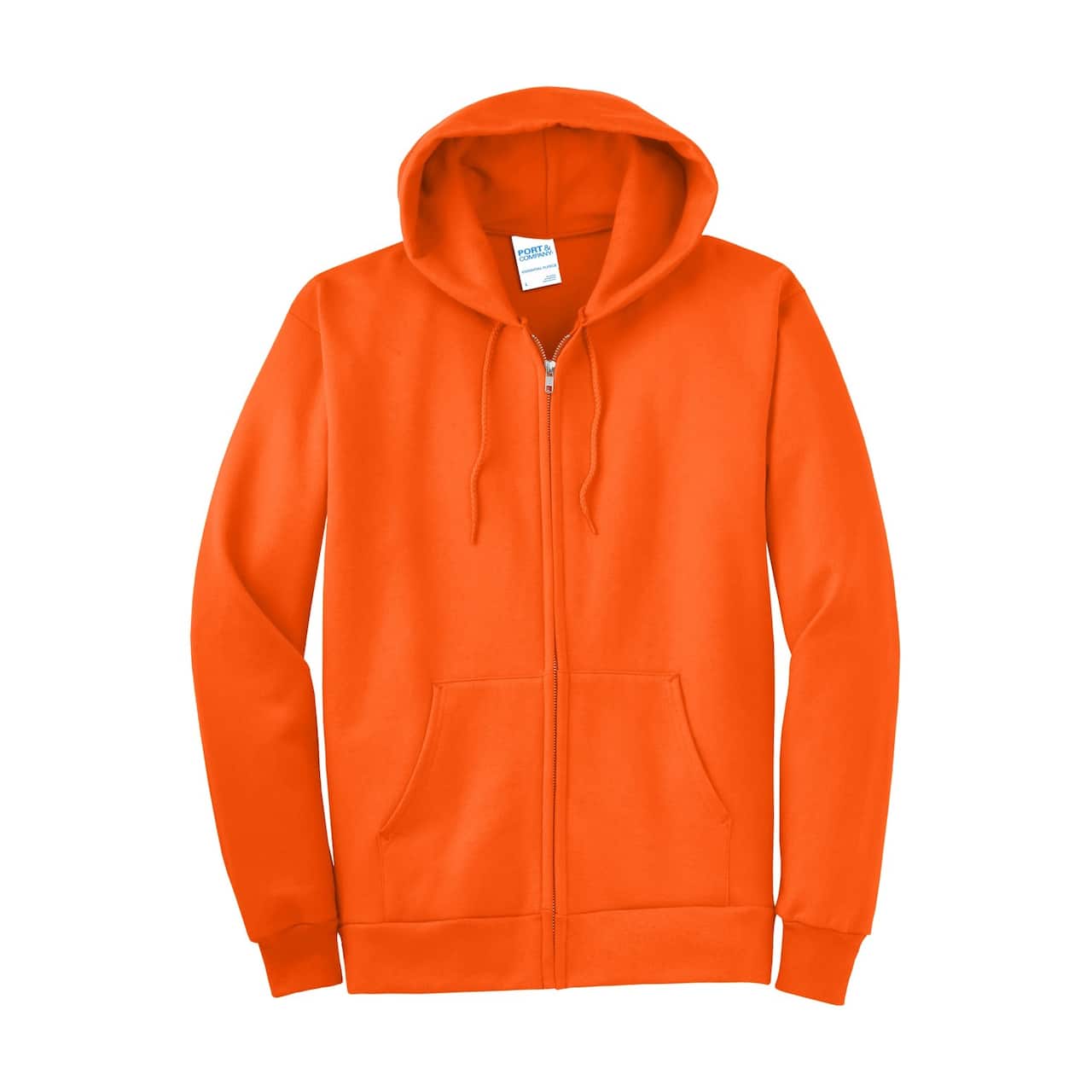 Port & Company® Essential Fleece Full-Zip Hooded Sweatshirt
